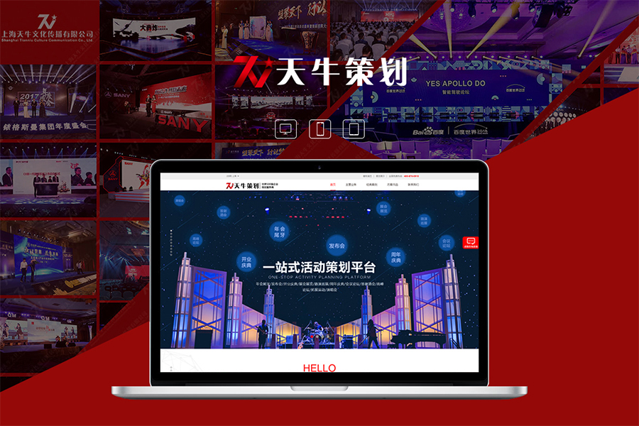 上海杨浦区网络公司开发的营销型网站的特点